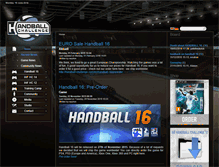 Tablet Screenshot of handball-challenge.com